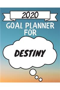 2020 Goal Planner For Destiny