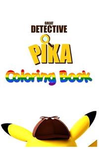 Great Detective Pika Coloring Book