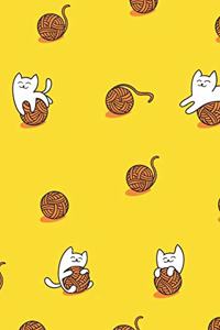 Cats Playing with Yarn Notebook