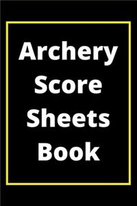 Archery Score Sheets Book