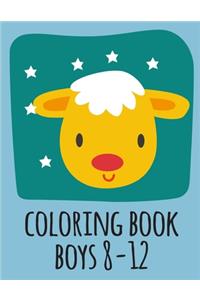 coloring book boys 8-12