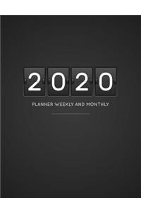 2020 Planner Weekly And Monthly