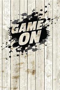 Game on Sport Memories Journal