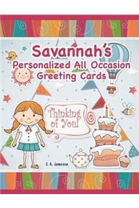 Savannah's Personalized All Occasion Greeting Cards