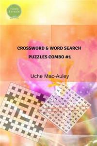 Crossword & Word Search Puzzles Combo #1