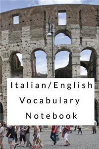 Italian/English Vocabulary Notebook