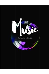 Music Manuscript Notebook