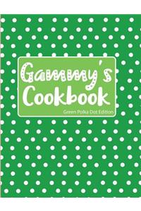 Gammy's Cookbook Green Polka Dot Edition