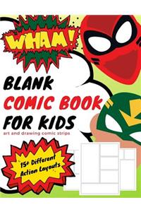 Blank Comic Book for Kids