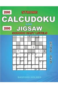 200 Strong Calcudoku and 200 Jigsaw Sudoku easy levels.