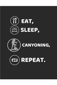 Eat, Sleep, Canyoning, Repeat