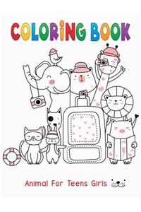 Animal Coloring Books for Teens Girls