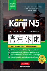 Lernen Kanji N5 Arbeitsbuch für Anfänger