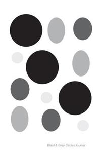 Black & Grey Circles Journal