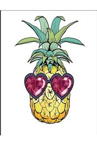 2017, 2018, 2019 Weekly Planner Calendar - 70 Week - Pineapple