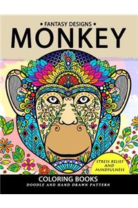 Monkey Coloring Book