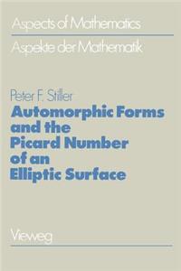 Automorphic Forms and the Picard Number of an Elliptic Surface