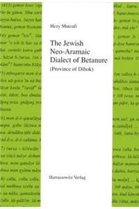 Jewish Neo-Aramaic Dialect of Betanure (Province of Dihok)
