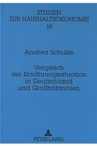 Vergleich Der Ernaehrungssituation in Deutschland Und Grossbritannien