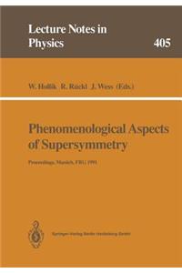 Phenomenological Aspects of Supersymmetry