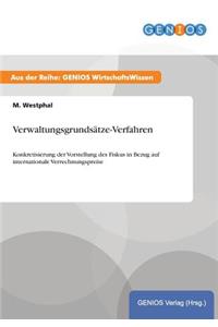 Verwaltungsgrundsätze-Verfahren