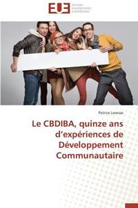 Le Cbdiba, Quinze ANS D Expériences de Développement Communautaire