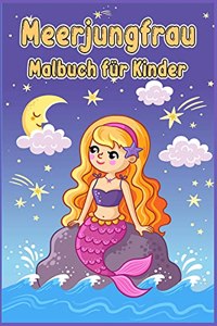 Meerjungfrau Malbuch für Kinder