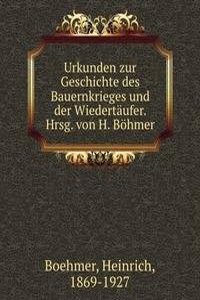 URKUNDEN ZUR GESCHICHTE DES BAUERNKRIEG