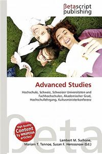 Advanced Studies