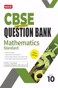 MTG CBSE Class 10 Mathematics Chapterwise Question Bank For 2023-2024 Exam