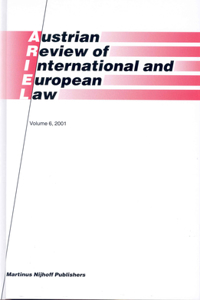 Austrian Review of International and European Law, Volume 6 (2001)