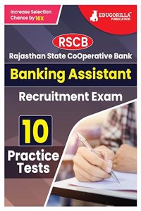 RSCB Banking Assistant Recruitment Exam Book 2024 (English Edition) | Rajasthan State Co-operative Bank Ltd. | 10 Practice Tests (2000 Solved MCQ) with Free Access To Online Tests