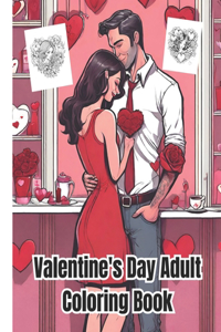 Valentine's Day Adult Coloring Book