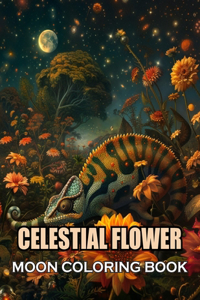 Celestial Flower Moon Coloring Book