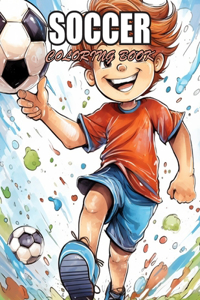 Soccer Coloring Book: Stress Relief and Creativity Coloring Pages for All Fans