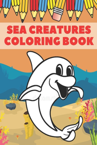 Sea Creatures Coloring Book