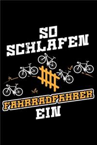 So Schlafen Fahrradfahrer Ein