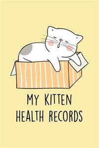My Kitten Health Records