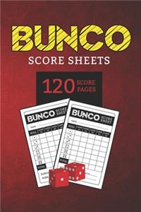 Bunco Score Sheets