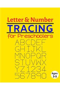 Letter & Number Tracing Book for Preschoolers