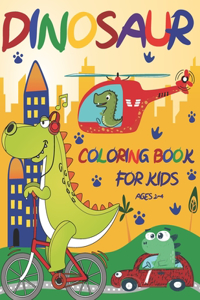 Dinosaur Coloring Book for Kids Ages 2-4