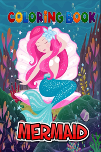 Mermaid coloring book
