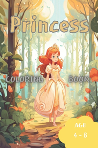 Princess Coloring Book for Kids