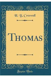 Thomas (Classic Reprint)