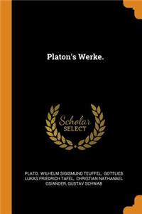 Platon's Werke.