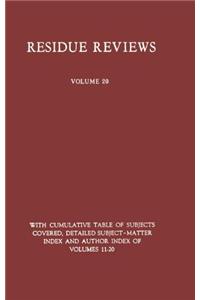 Residue Reviews