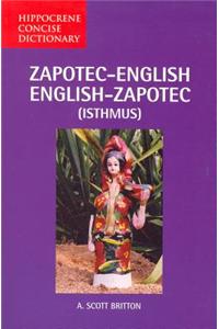 Zapotec-English/English-Zapotec (Isthmus) Concise Dictionary