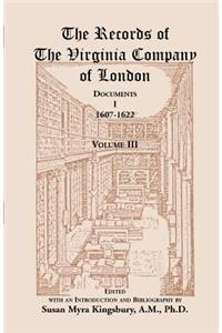 Records of the Virginia Company of London, Volume 3
