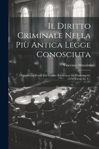 Diritto Criminale Nella Più Antica Legge Conosciuta