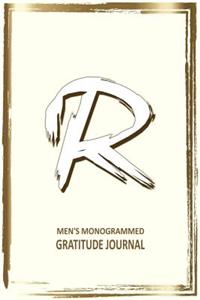 R Men's Monogrammed Gratitude Journal